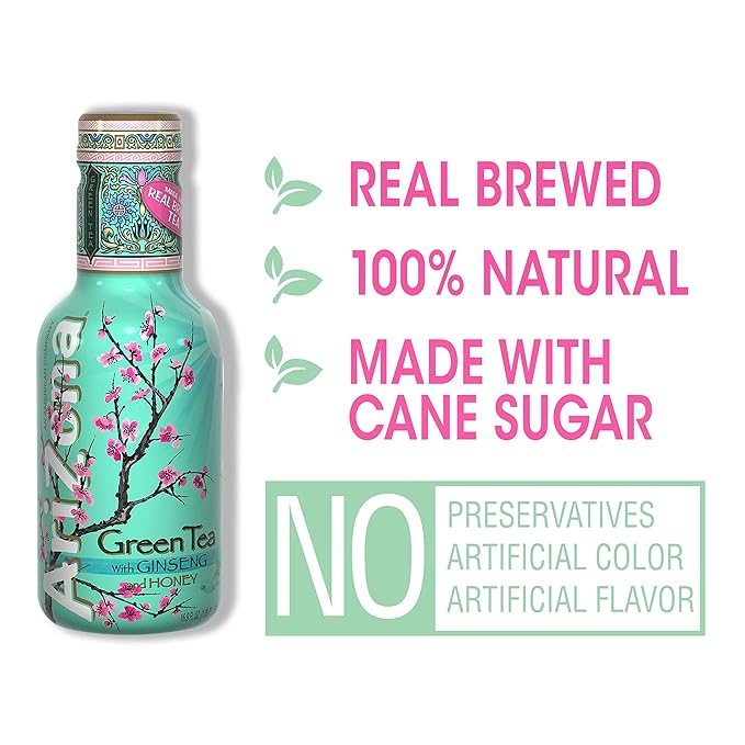 AriZona Green Tea 16.9 Fl Oz (Pack Of 20)
