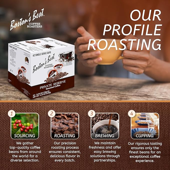Boston's Best Single Serve K-Cup Coffee Private Reserve 42 Count (Compatible with 2.0 Keurig Brewers)