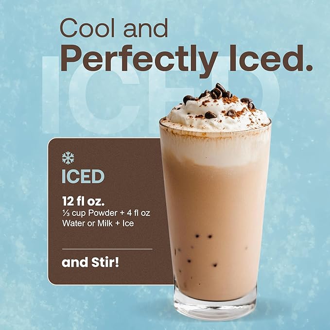 Dr. Smoothie Café Essentials Mocha Java – No Artificial Colors Flavors or Sweeteners – Shelf Stable – 61mg of Caffeine per Serving – Great for Hot Iced &amp Frozen Frappes (3.5 lb Bag 30 Serving