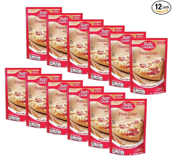 Betty Crocker Pizza Crust Mix - 6.5 oz (12 pack)