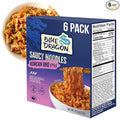 Blue Dragon Korean BBQ Saucy Noodles - 4.2oz (Pack of 6) - Knife Cut Thick Noodles w/Korean BBQ Sauce &amp Sesame Seed Garnish - Quick &amp Easy Meal with Bold Asian Flavors - Vegetarian Friendly