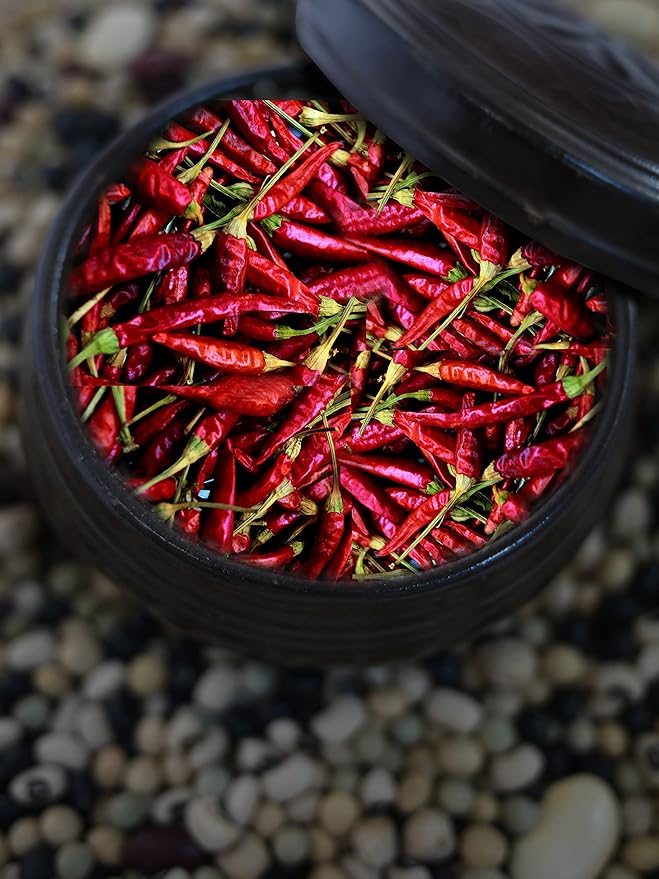 McCabe Organic Sun-Dried Red Chili Pepper - Dried Korean Variety Chili Peppers | Rich with Vitamin D &amp Minerals | USDA and CCOF Certified | Product of USA | 50g (Korean Variety) Pack of 3.