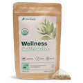 Herbaly Wellness Collection Organic Herbal Ginger Tea 70 g 28 Count Bag (Pack of 1)