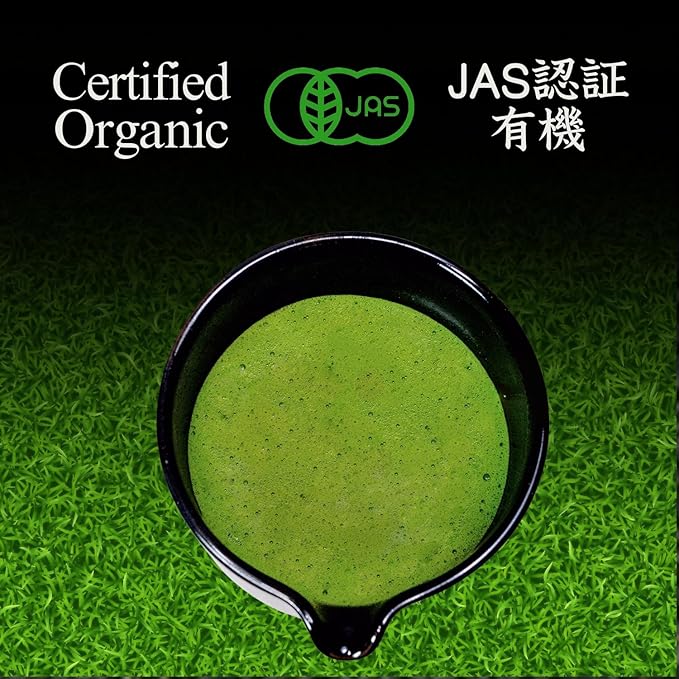 YEDOENSIS Premium Matcha - Organic Japanese Green Tea Matcha Powder JAS Certified Organic Vegan Gluten-Free (100g)