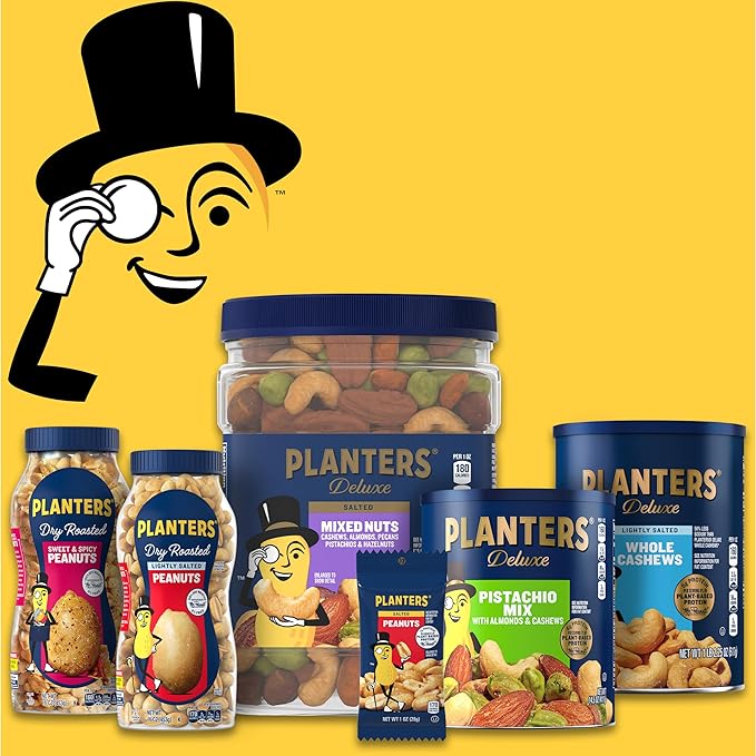 Planters Hot Chipotle Peanuts (12 ct Pack 6 oz Packs)