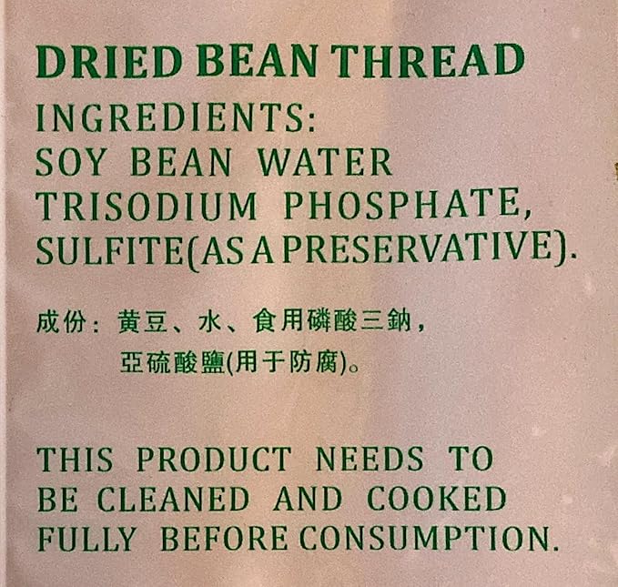 Dried Bean Thread Traditional Handmade 12 oz