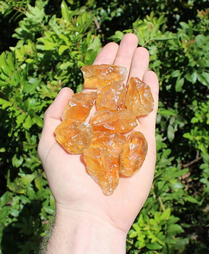 1 Piece Rough Natural Honey Calcite (Raw Crystal Caramel Calcite)