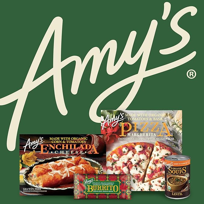 Amy's Organic Classic Italian Pasta Fagioli Soup Dairy Free Non GMO 13.65 Ounces (Pack Of 12)