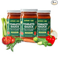 Beyond the Bib - Toddler and Kids Healthy Meal Sauces and Dips - Made with Vegetables No Added Sugar No Salt No Artificial Ingredients - Ready to Eat - For 24+ Months (Tomato Sauce - 3 Pack)