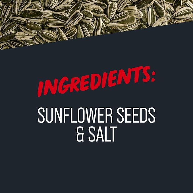 BIGS Sunflower Seeds Salted &amp Roasted Original Flavor Easter Basket Stuffer for Sports Fans 5.35 oz. (Pack of 12)
