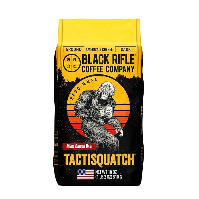 Black Rifle Coffee Company Medium and Dark Roast Ground Coffee Variety 2 Pack 18 OZ Bags