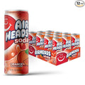 Airheads Soda – 12 Pack of 12oz Sleek Cans | Creamy Fruit Soda with Big Juicy Flavor | Dairy-Free Gluten-Free Kosher (Orange)