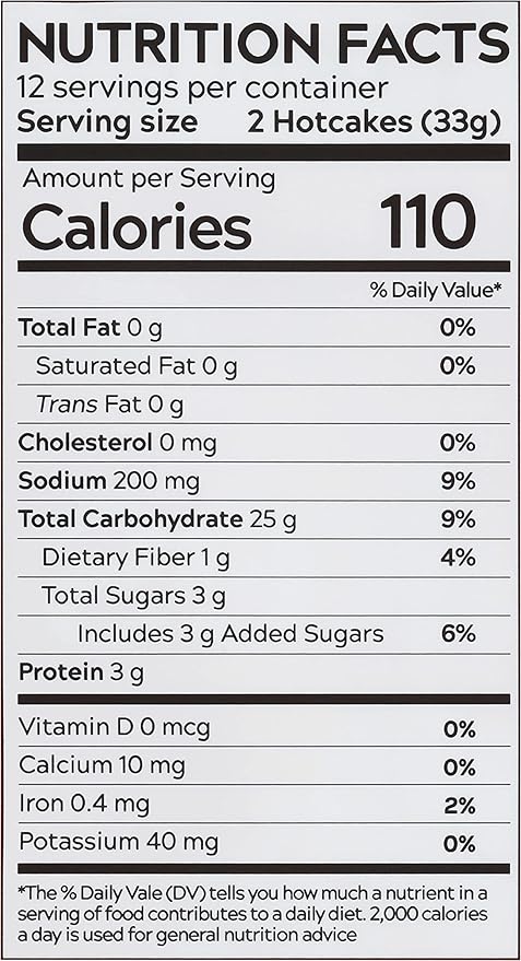 Classic Rolled Hotcakes Crepe Mix by American Table Made with American-Grown Organic Wheat Flour &amp Pure Vanilla French-Style Non-GMO Low Sugar No Preservatives Quick Prep Makes 72 Crepes (1