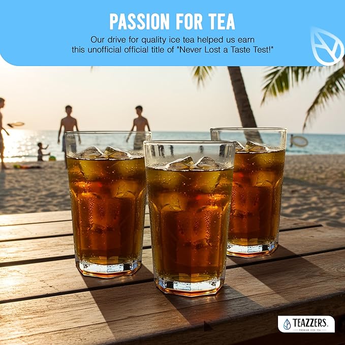 Teazzers Premium All-Natural Green Tea Bags – Great for Foodservice Commercial Ice Tea Brewers | Unsweetened USA-Made Bulk Green Tea for Restaurants Cafés &amp Home Brewing (4 Ounce 24 Count)