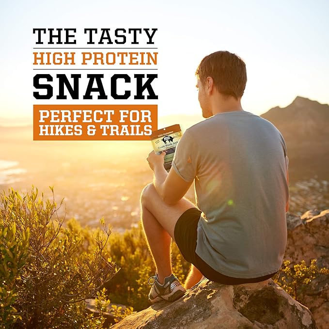 Big Fork Craft Pork Jerky – Maple Flavor | Bacon-Inspired Small-Batch Jerky Made from 100% Berkshire Pork | Keto Paleo Gluten-Free High-Protein Snack | 3 Bags (2.25 oz Each)