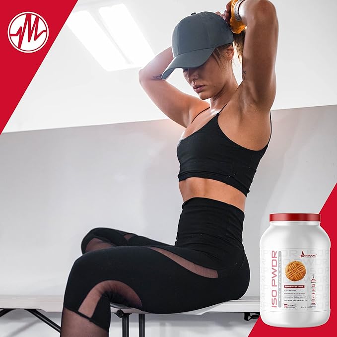 Metabolic Nutrition Whey Protein Isolate ISO PWDR Birthday Cake 3.04lb 23 Servings 26g Protein Fast Digesting Zero Carbs Delicious Flavor Very Low Carbs &amp Fat Zero Lactose