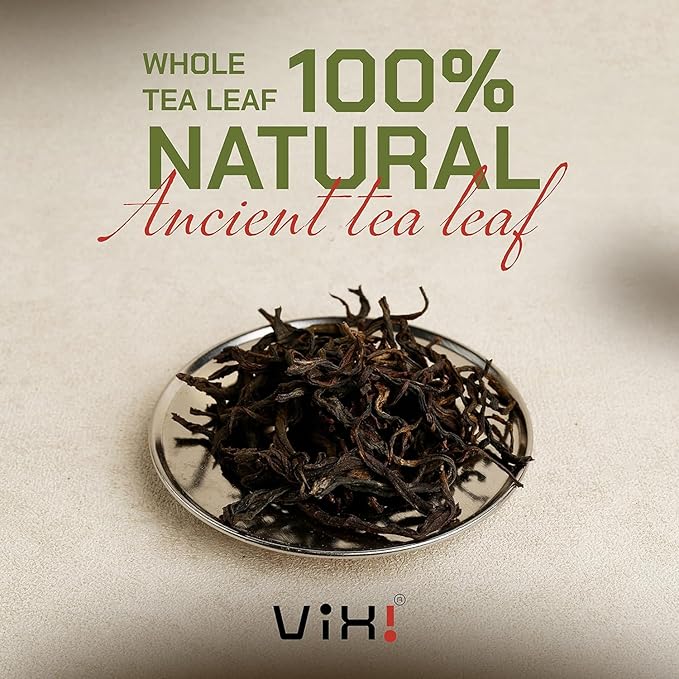 VIXI Black Tea Loose Leaf (16.00 Oz) Vietnam's Mountain Tea Bold Flavored Taste Like Assam Dried Whole Full Large Leaves Sugar Free 100% Natural from Ancient Tea Tree