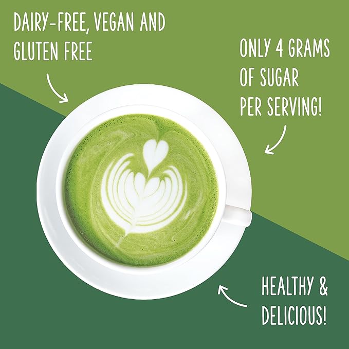 Two Leaves and a Bud Nice Matcha Latte Blend (36 Servings) Japanese Matcha Green Tea Powder 1 Resealable Bag 1.1lb (500g)