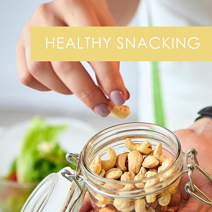 Jaybee’s Raw Whole Cashew Nuts 3 LB Bulk Resealable Bag – Natural Unsalted Cashews – Vegan Keto &amp Gluten-Free Snack for Cooking Baking &amp Snacking