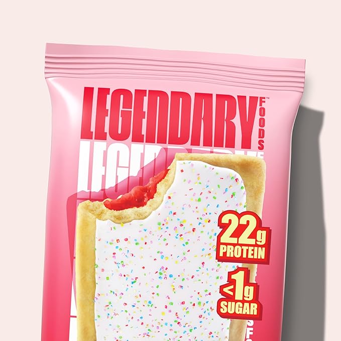 Legendary Foods 22 g Protein Pastry and Roll Bundle 18 Pack - Low Carb Meal Replacement Bar - Gluten Free Protien Snacks - Healthy Keto Snack Box - Low Sugar Energy Bars - Bariatric Diabetic Friendly