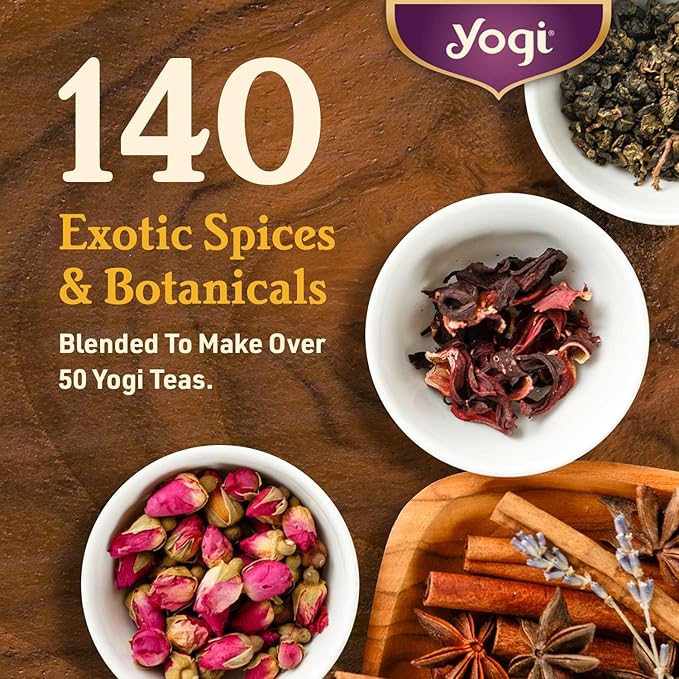 Yogi Tea Roasted Dandelion Spice DeTox Tea - 16 Tea Bags per Pack (6 Packs) - Organic DeTox Tea - Includes Roasted Dandelion Root Dandelion Root Cinnamon Bark Cocoa Shell &amp More