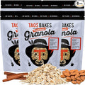 Taos Bakes - Wild Blueberry &amp Cinnamon Granola - Crunchy Granola Breakfast Snack - Gluten Free No GMOS No Fillers - 10 oz (Pack of 6)