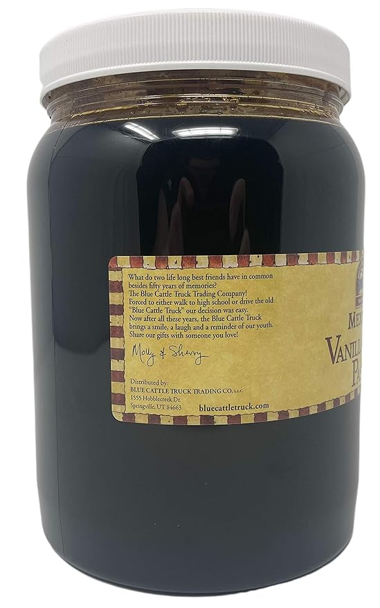 Blue Cattle Truck Trading Co. Gourmet Mexican Vanilla Bean Paste Half Gallon 64 Ounce