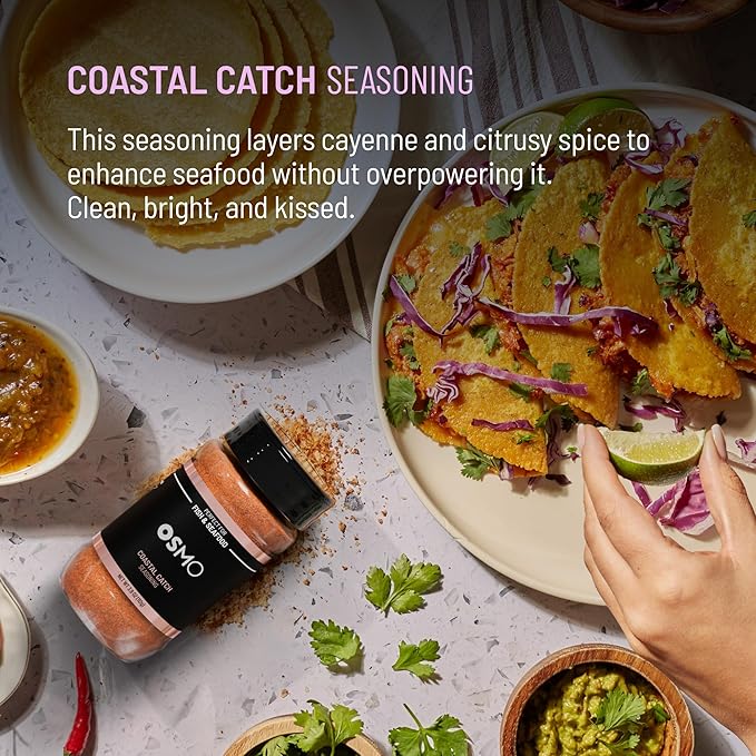 Osmo Seasoning Bundle By Chef Nick DiGiovanni - Premium Gourmet Seasoning Collection Perfect for Chicken Steak Fish or Vegetables Chef-Selected Variety Pack for Cooking &amp Grilling (4 Pack)