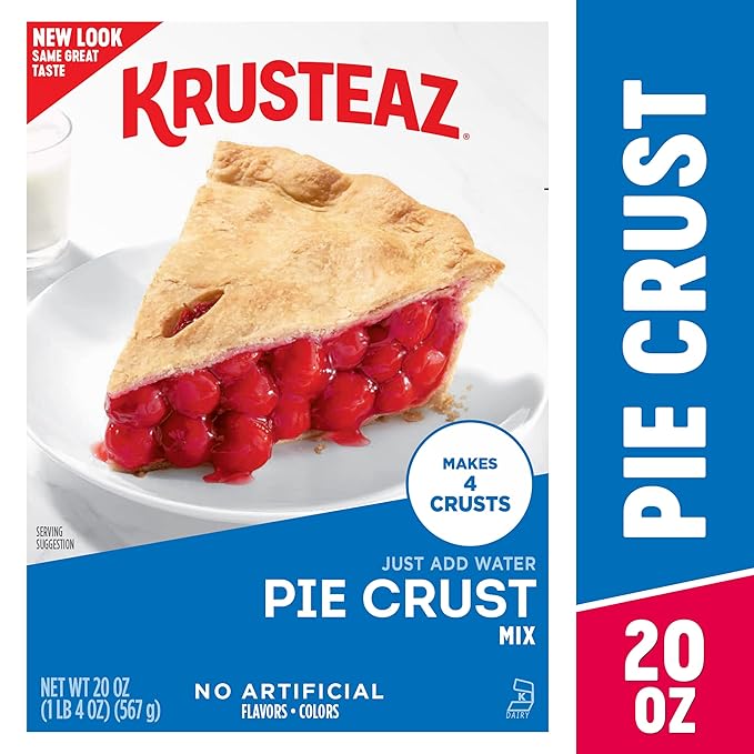 Krusteaz Traditional Light &amp Flaky Pie Crust Mix 20 Ounce (Pack of 6)