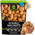 NUT CRAVINGS - Raw Walnuts In Shell Whole (80oz - 5 LB) Packed Fresh in Resealable Bag - Nut Snack - Food Assortments Ideal for Trail Mixed Nuts