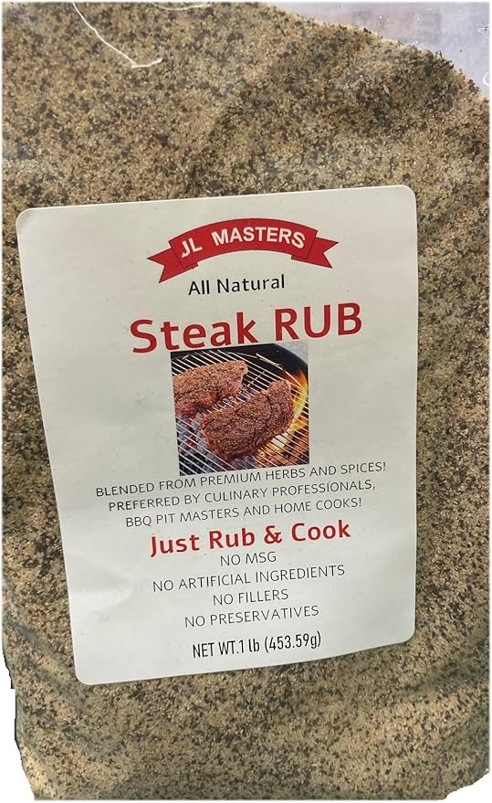 JL Masters STEAK Rub-One Pound Package