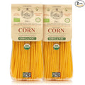 Morelli Organic Gluten Free Linguine Pasta Made With Corn - Vegan Corn Noodles Imported Organic Pasta from Italy Italian Gourmet Food - 8.8 oz - Pack of 2