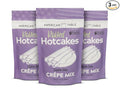 Gluten Free Rolled Hotcakes Crepe Mix by American Table Made with American-Grown Ingredients &amp Pure Vanilla French-Style Non-GMO Low Sugar No Preservatives Makes 72 Crepes (14 oz Pack of 3)