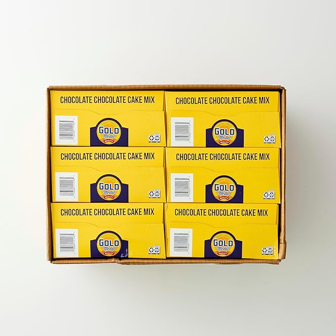 Gold Medal Chocolate Chocolate Cake Mix 5 Lb Box (Pack of 6)