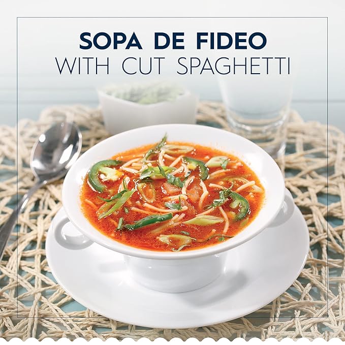 Barilla Fideo Cut Spaghetti Pasta 16 oz. Box (Pack of 16) - Non-GMO Made with Durum Wheat Semolina - Kosher Certified