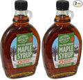 Vermont Amber Rich Maple Syrup Glass Jugs 12 Ounce (Pack of 2)