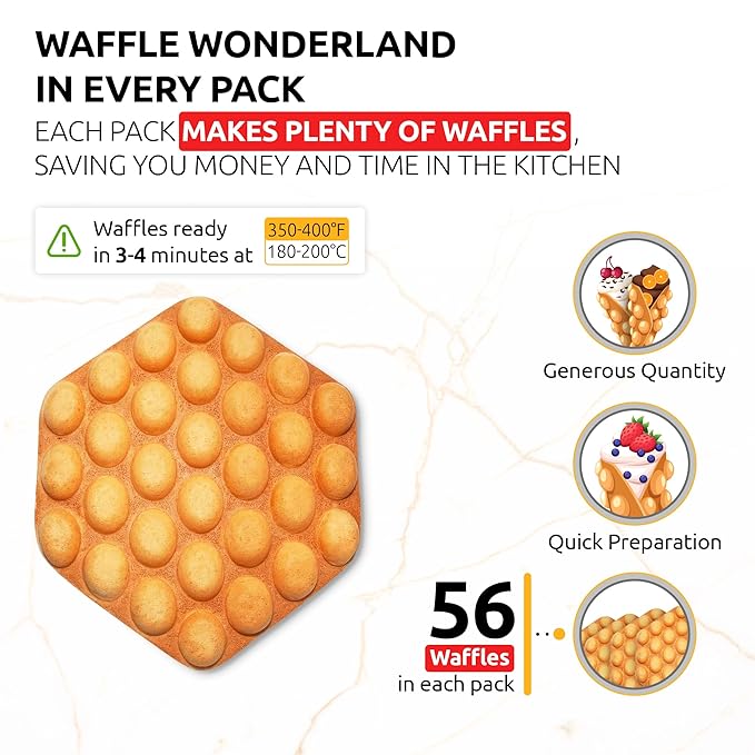 OldSoul Baking Mix | Dough Mix | Bubble Waffle Batter Mix | Original Flavor | GLUTEN FREE &amp VEGAN | 10 Lbs | 56 Big Waffles (10 Lbs Gluten Free &amp Vegan)