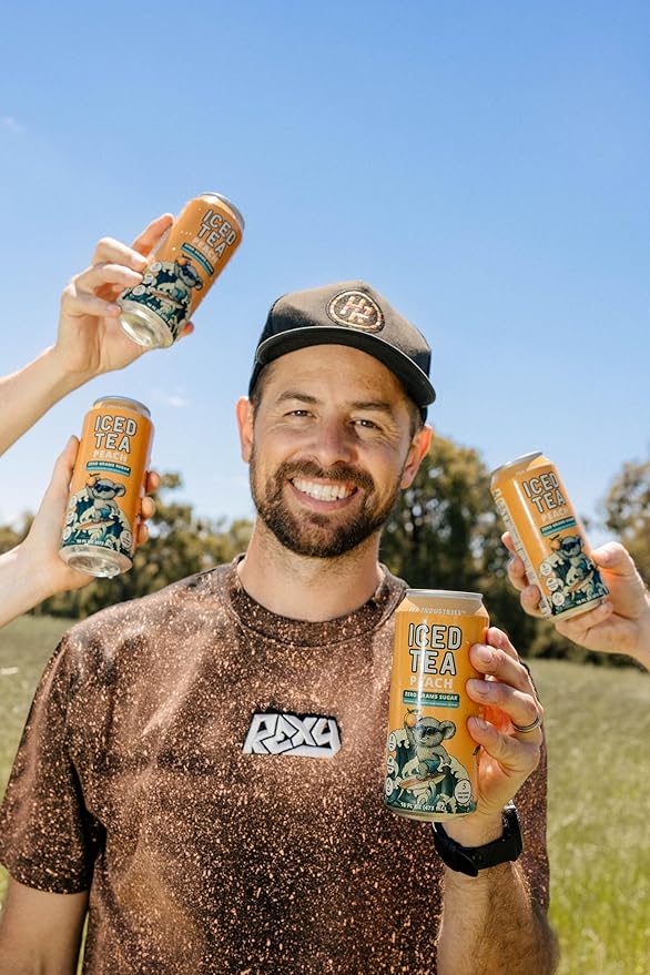 Green Tea with Peach Iced Tea – Sugar Free Low Calorie Antioxidant Drink Fruity Flavor 16oz Cans (12-Pack)