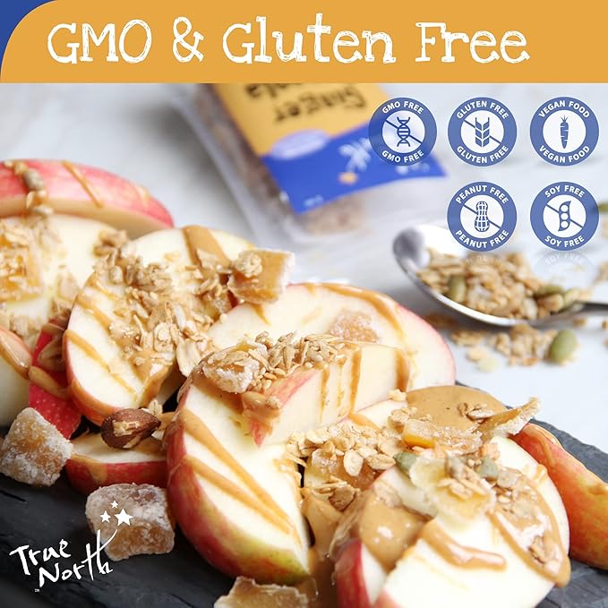 True North Granola – Ginger Lemon Granola with Pineapple and Almonds Gluten Free Vegan All Natural and Non-GMO Bulk Bag 5 lb.