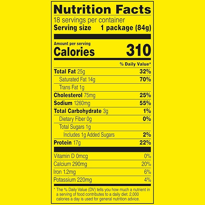 Slim Jim Beef 'N Cheese Smoked Meat Sticks Mild Flavor High Protein Easter Basket Stuffer for Men 3.0 oz. (18 Count)