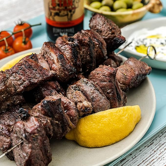 Fire &amp Smoke Society Black &amp Tan Steak Seasoning | BBQ Rubs Steak Rub for Smoking and Grilling Meat | Steaks Brisket Burgers Dry BBQ Rubs and Spices | XL 13.6 oz (2-Pack)