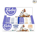 Fody Foods Snack Bars Variety Pack 1.41 Oz (Pack of 12) Almond Coconut &amp Blueberry Almond Protein Bars Low FODMAP Gut &amp IBS Friendly Vegan Lactose Free Non-GMO Gluten Free