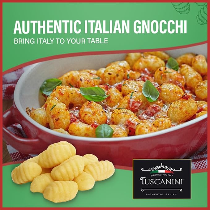 Tuscanini Cauliflower Gnocchi 16oz (6 Pack) | Imported From Italy Low Fat Ready in Minutes!