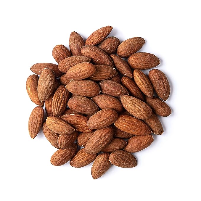 Food to Live Dry Roasted California Almonds 9 Pounds Oven Roasted Whole Nuts Unsalted No Oil Added Vegan Kosher Bulk. Good Source of Protein and Vitamin E. Great Keto-Friendly Snack