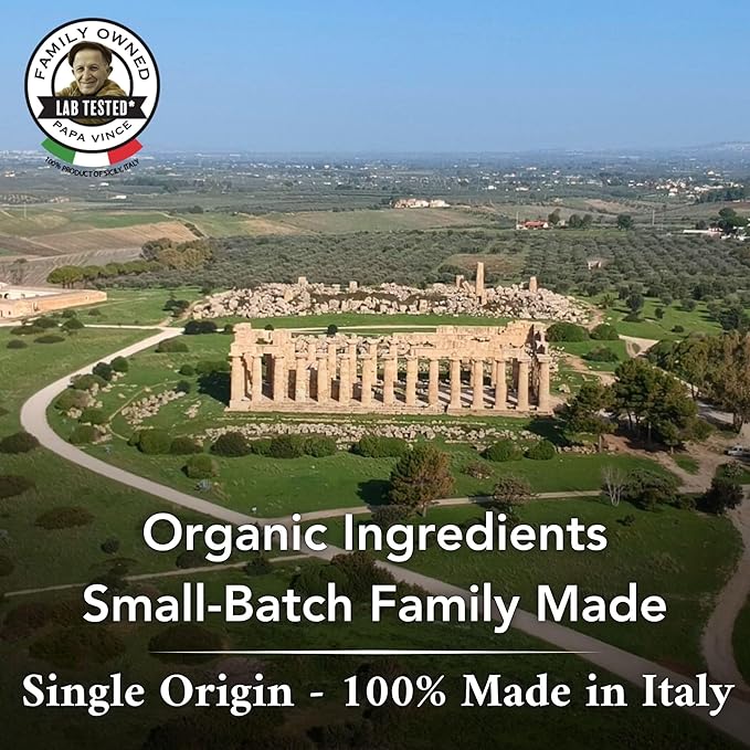 Papa Vince Italian Food Basket - Gourmet Gifts for Italians crafted in Italy from locally sourced organic ingredients by our family in Sicily Italy