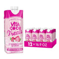Vita Coco Treats Strawberries &amp Creme Coconut Milk Drink | Sweet Refreshing Treat | Cremey Pink Drink Alternative | 16.9 fl oz (Pack of 12)