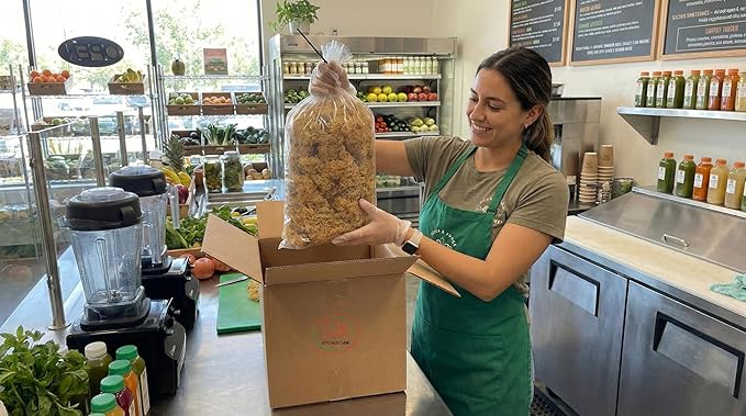 5 lb Bulk Raw Wildcrafted Sea Moss – Makes ~1100 oz Gel – Ideal for Juice Bars &amp Gel Makers (St. Lucia)