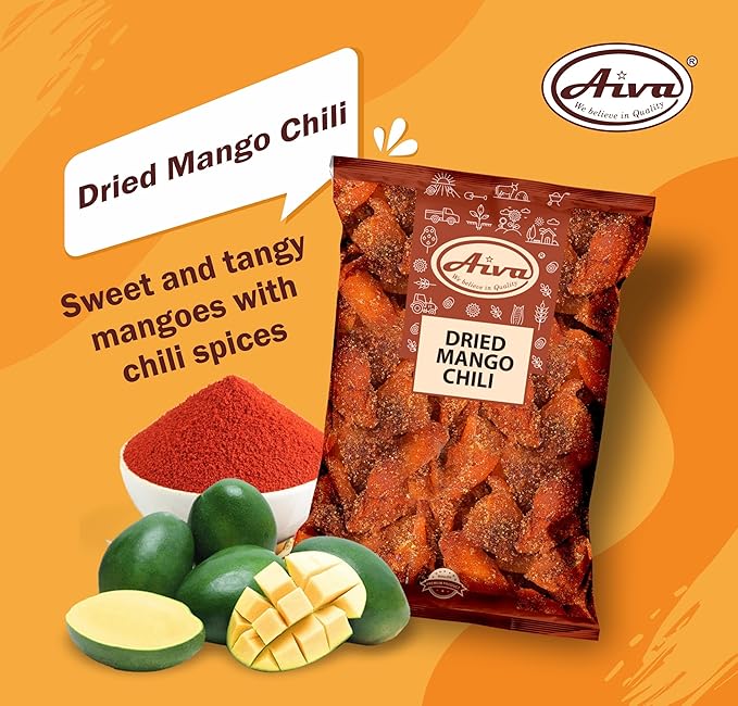 Dried Chili Mango Slices 5 pound. Spicy Snack!