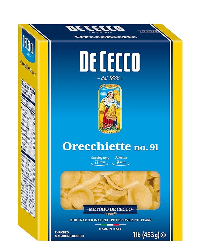 De Cecco Semolina Pasta Variety Pack 1 Penne Rigate 1 Orecchiette &amp 1 Gemelli (3 Count of 16 oz Each) 48 oz 1 Pound (Pack of 1)
