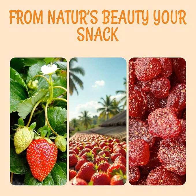 Oh! Nuts Dried Strawberries Fancy - 1 lb - Sweetened Dried Fruit - Dehydrated Fruit Bites - Packed in New York Zip-Seal Bag for Exceptional Freshness